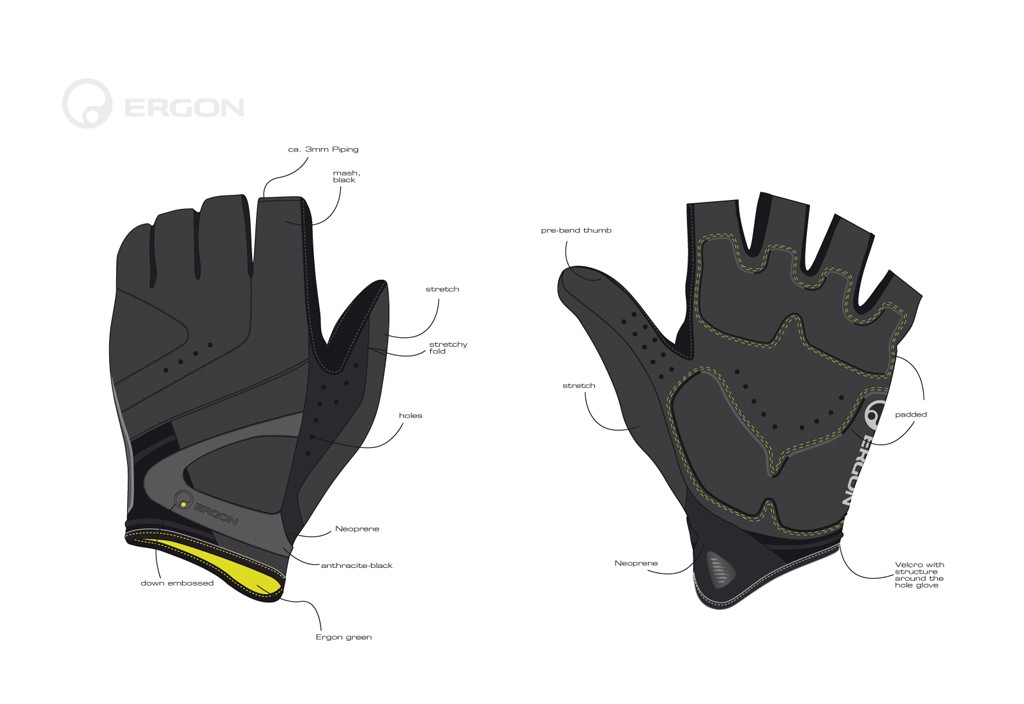 gloves | ERGON | Biking glove