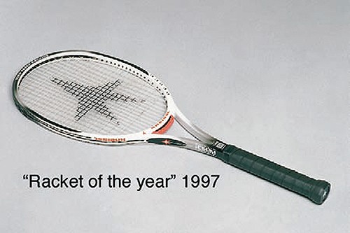 graphic | KNEISSL | Tennisracket "Toms Reach Machine" - Racket of the year 1997