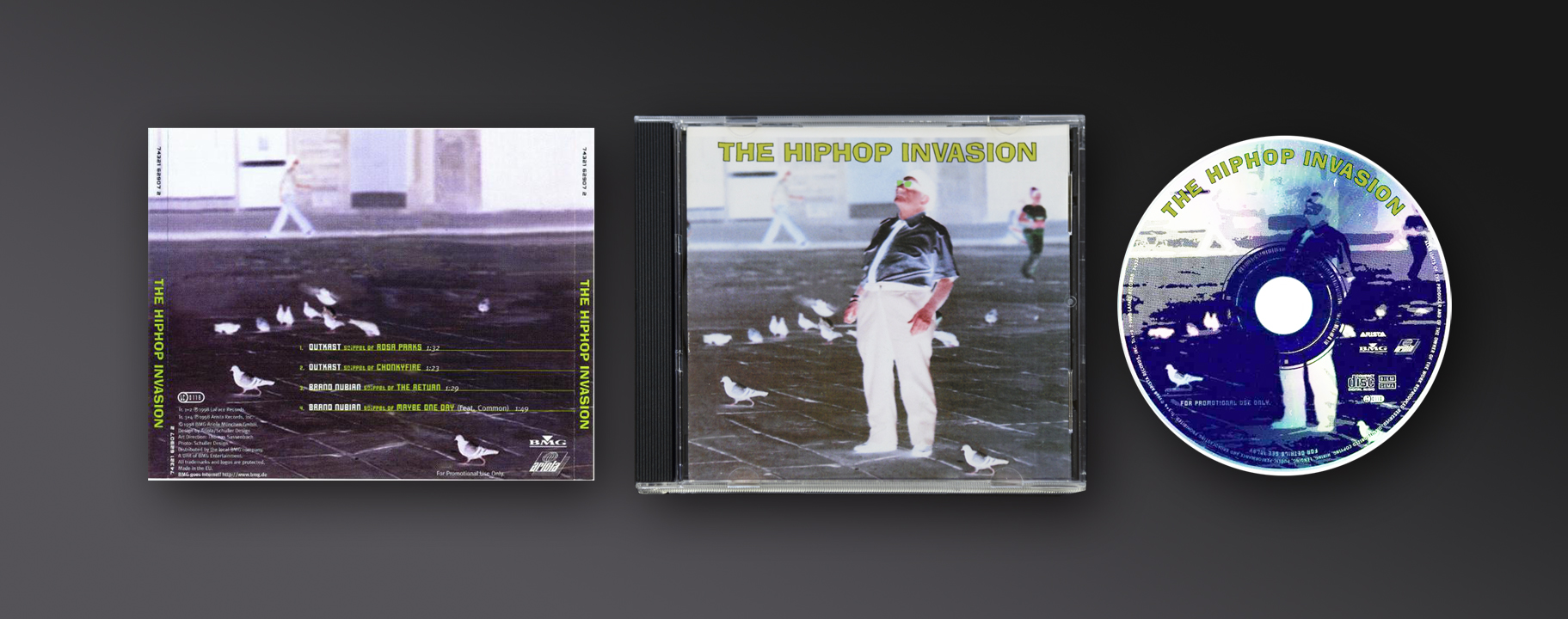 print | BMG ARIOLA | OutKast Brand Nubian | CD The Hiphop Invasion
