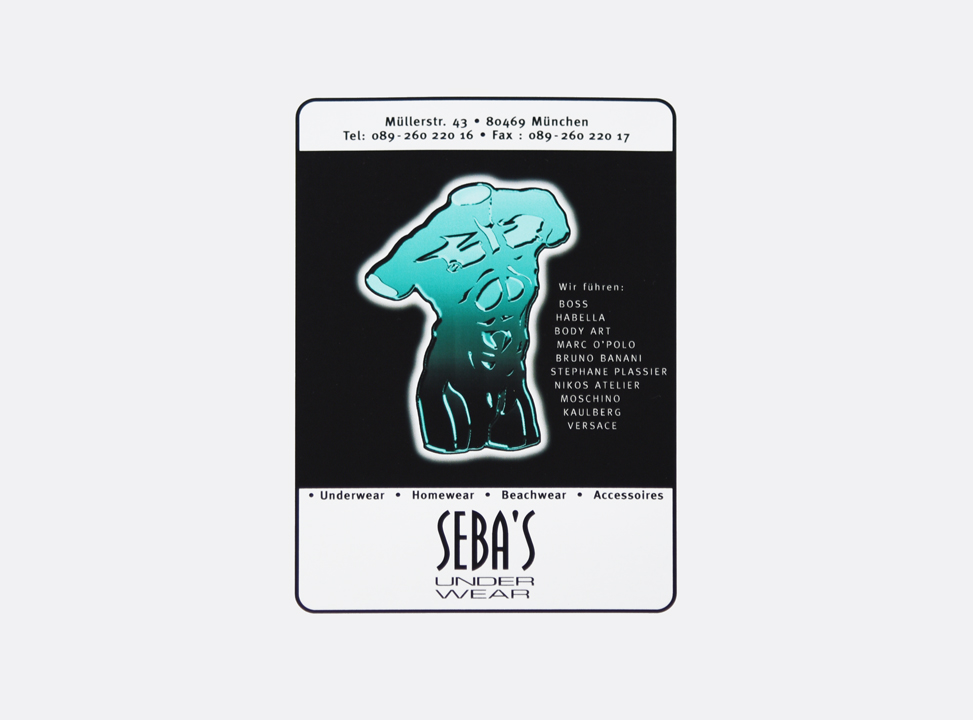 print | SEBA'S UNDERWEAR - Corporate design Key visual
